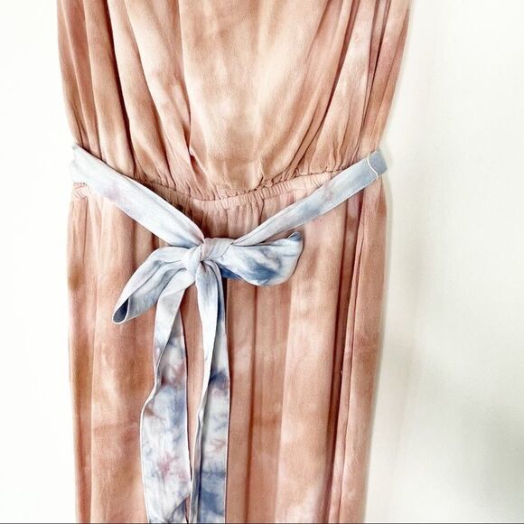 Free People Tie Die Sleeveless Jumpsuit sz M #DD - Picture 8 of 12